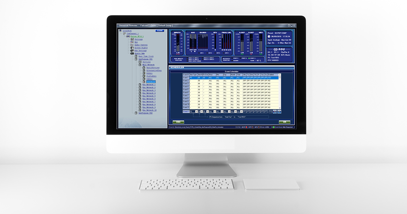 Processeur audio broadcast Falcon XT AxelTech