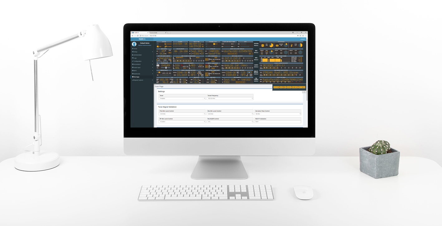 FM distribution Network Control & Monitoring Tiger AxelTech