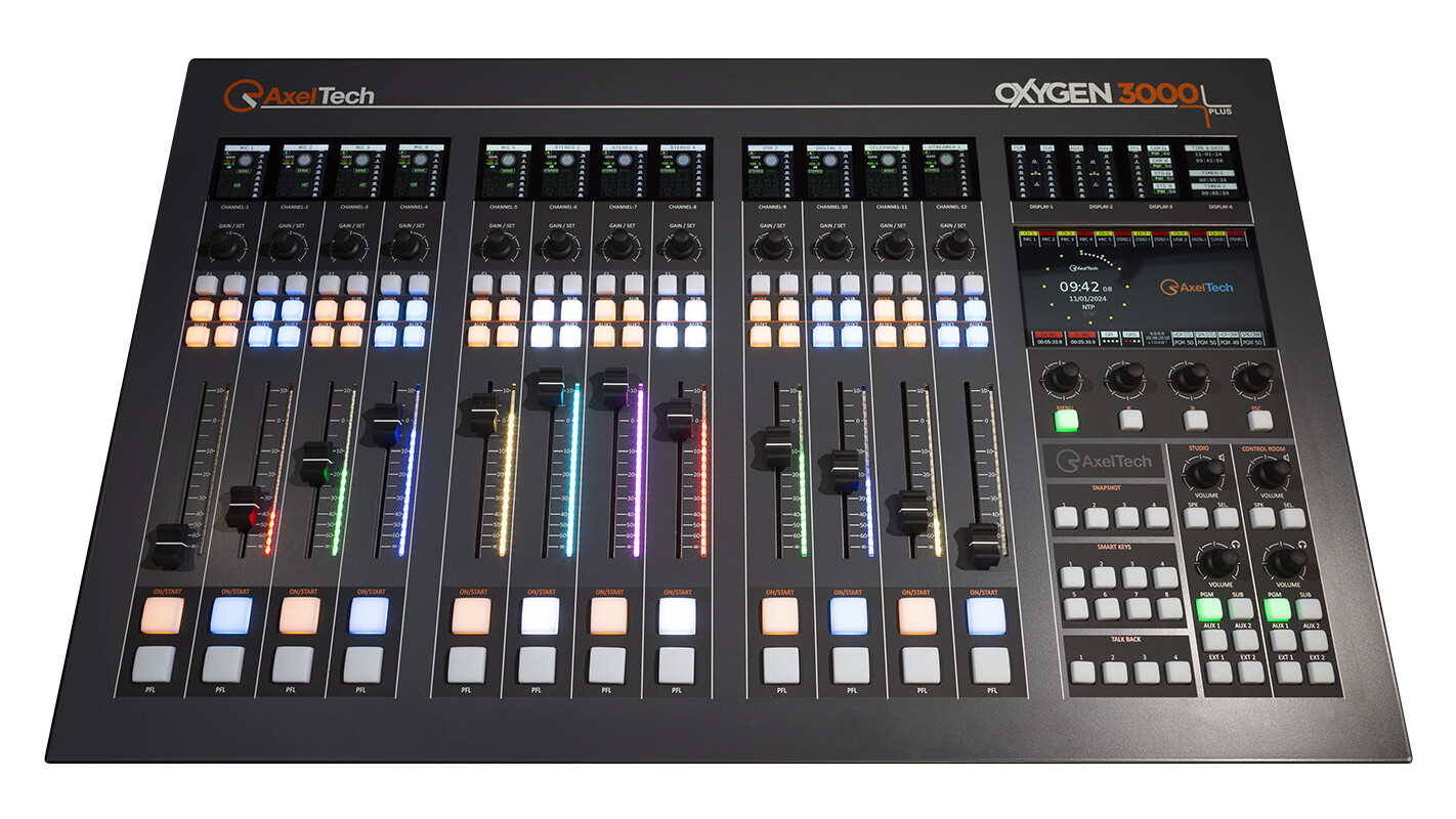 Broadcast Mixer Console Oxygen 3000 Plus Axel Tech